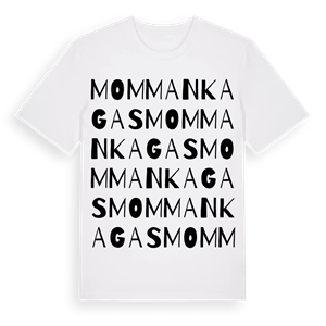 Mommankagas ordlek t-shirt – ekologisk bomull t-shirt från Pinshirt
