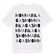 Mommankagas ordlek t-shirt