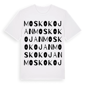 Moskokojan ordlek t-shirt – ekologisk bomull t-shirt från Pinshirt
