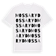 White t-shirt med Mossaryd ordlek t-shirt