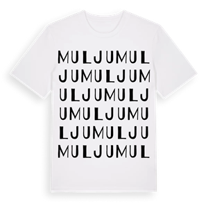 Mulju ordlek t-shirt – ekologisk bomull t-shirt från Pinshirt