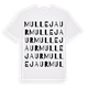 Mullejaur ordlek t-shirt