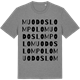 Mid Heather Gray t-shirt med Muodoslompolo ordlek t-shirt