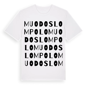 Muodoslompolo ordlek t-shirt – ekologisk bomull t-shirt från Pinshirt