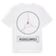 White t-shirt med Muodoslompolo t-shirt
