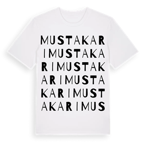 Mustakari ordlek t-shirt – ekologisk bomull t-shirt från Pinshirt