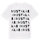 Mustakari ordlek t-shirt