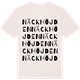 Vintage White t-shirt med Näckhöjden ordlek t-shirt