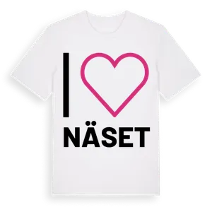 Jag älskar Näset t-shirt stort tryck – ekologisk bomull t-shirt från Pinshirt