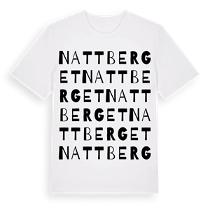 Nattberget ordlek t-shirt – ekologisk bomull t-shirt från Pinshirt