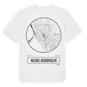 Nedre Norrmalm t-shirt – ekologisk bomull t-shirt från Pinshirt