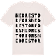 Vintage White t-shirt med Nedre Storfors ordlek t-shirt