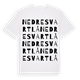 Nedre Svartlå ordlek t-shirt