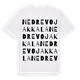 Nedre Vojakkala ordlek t-shirt