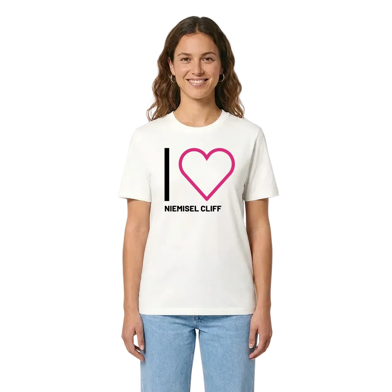 Jag älskar Niemisel Cliff t-shirt stort tryck i miljö