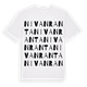 White t-shirt med Nivanranta ordlek t-shirt