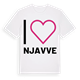 Jag älskar Njavve t-shirt stort tryck