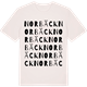 Vintage White t-shirt med Norbäck ordlek t-shirt