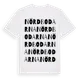 White t-shirt med Nördbodarna ordlek t-shirt