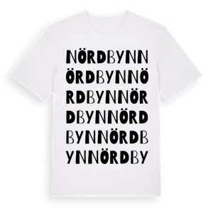 Nördbyn ordlek t-shirt – ekologisk bomull t-shirt från Pinshirt