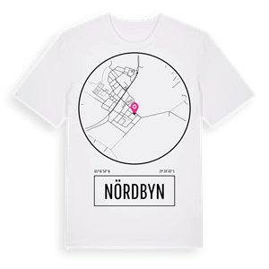 Nördbyn t-shirt – ekologisk bomull t-shirt från Pinshirt