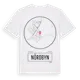 White t-shirt med Nördbyn t-shirt