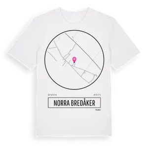Norra Bredåker t-shirt – ekologisk bomull t-shirt från Pinshirt