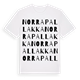 Norra Pallakka ordlek t-shirt