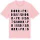 Pink Cotton t-shirt med Norra Prinsnäs ordlek t-shirt