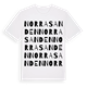 Norra Sanden ordlek t-shirt
