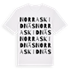 Norra Skidnäs ordlek t-shirt