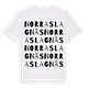 Norra Slagnäs ordlek t-shirt