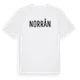 White t-shirt med Norrån i Sverige t-shirt