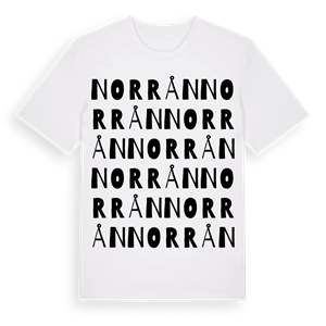 Norrån ordlek t-shirt – ekologisk bomull t-shirt från Pinshirt