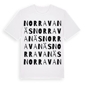 Norravanäs ordlek t-shirt – ekologisk bomull t-shirt från Pinshirt