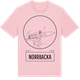 Pink Cotton t-shirt med Norrbacka t-shirt