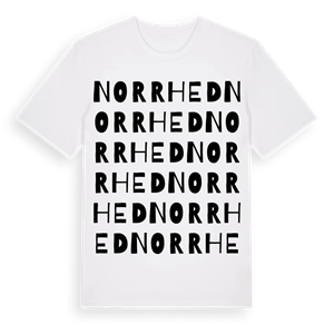 Norrhed ordlek t-shirt – ekologisk bomull t-shirt från Pinshirt