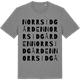 Mid Heather Gray t-shirt med Norrsidgården ordlek t-shirt