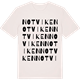 Vintage White t-shirt med Notviken ordlek t-shirt