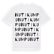 Nutikumpu ordlek t-shirt