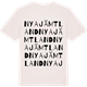 Vintage White t-shirt med Nya Jämtland ordlek t-shirt