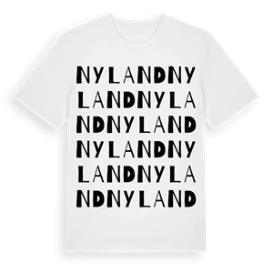 Nyland ordlek t-shirt – ekologisk bomull t-shirt från Pinshirt