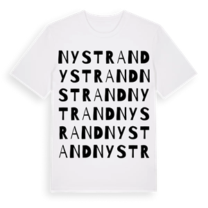 Nystrand ordlek t-shirt – ekologisk bomull t-shirt från Pinshirt