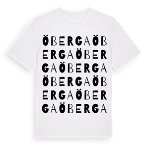 Öberga ordlek t-shirt – ekologisk bomull t-shirt från Pinshirt