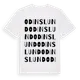 White t-shirt med Odinslund ordlek t-shirt