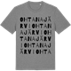 Mid Heather Gray t-shirt med Ohtanajärvi ordlek t-shirt