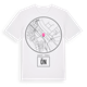 White t-shirt med Ön t-shirt