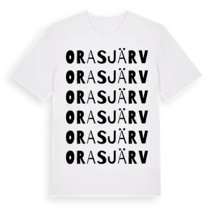 Orasjärv ordlek t-shirt – ekologisk bomull t-shirt från Pinshirt