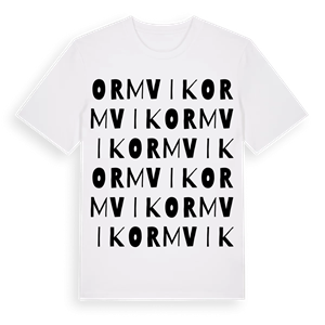 Ormvik ordlek t-shirt – ekologisk bomull t-shirt från Pinshirt