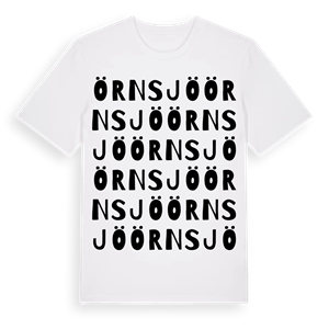 Örnsjö ordlek t-shirt – ekologisk bomull t-shirt från Pinshirt